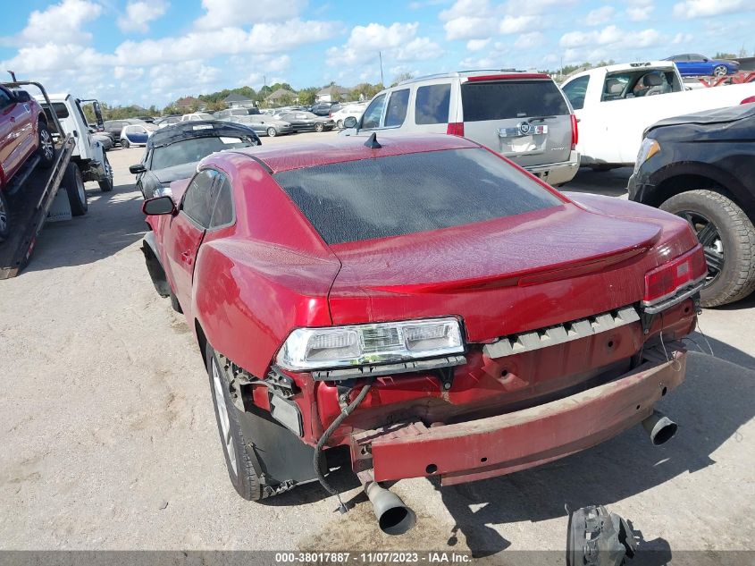 2014 Chevrolet Camaro 2Ls VIN: 2G1FA1E37E9206597 Lot: 38017887