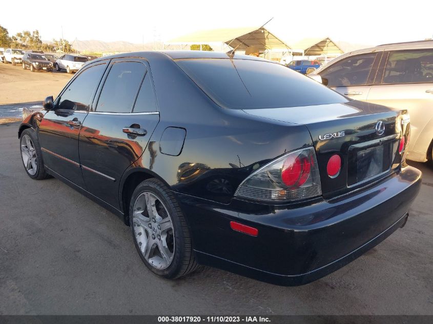 2003 Lexus Is 300 Base W/5-Speed Auto VIN: JTHBD192230069797 Lot: 38017920