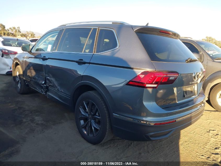 2022 Volkswagen Tiguan 2.0T Se VIN: 3VV3B7AX2NM155697 Lot: 38018189