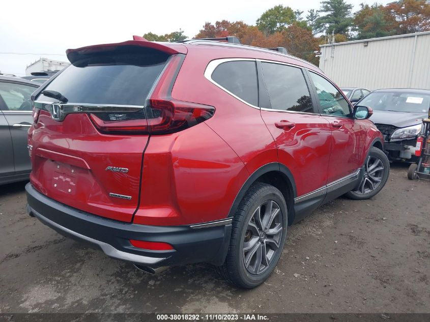 2022 Honda Cr-V Awd Touring VIN: 2HKRW2H92NH626616 Lot: 38018292