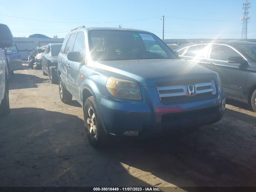 5FNYF28586B004448 2006 Honda Pilot Ex-L