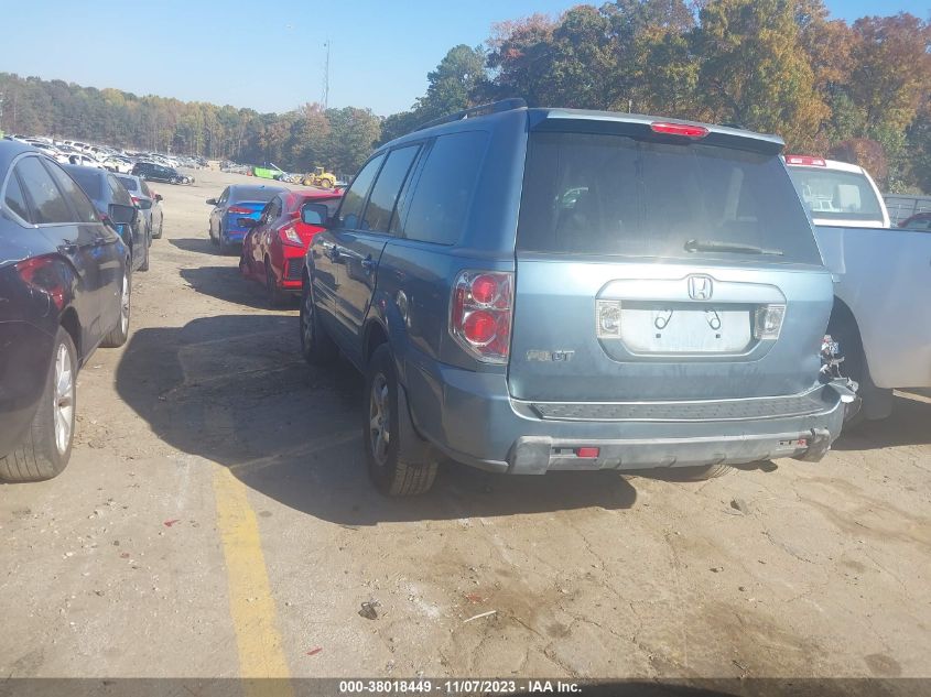 5FNYF28586B004448 2006 Honda Pilot Ex-L