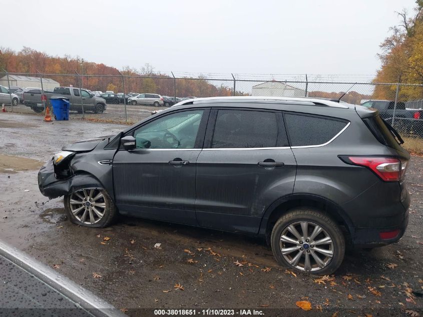 2017 Ford Escape Titanium VIN: 1FMCU0J97HUC13302 Lot: 38018651