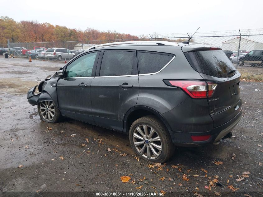 2017 Ford Escape Titanium VIN: 1FMCU0J97HUC13302 Lot: 38018651