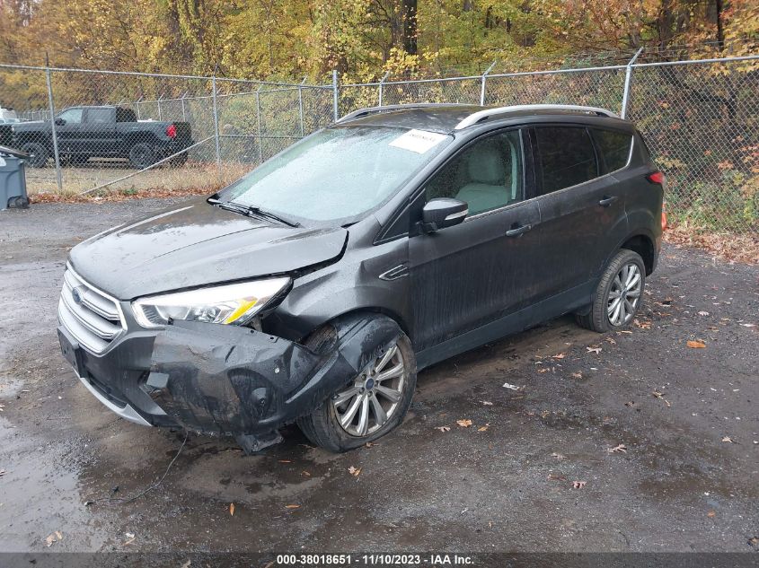 2017 Ford Escape Titanium VIN: 1FMCU0J97HUC13302 Lot: 38018651