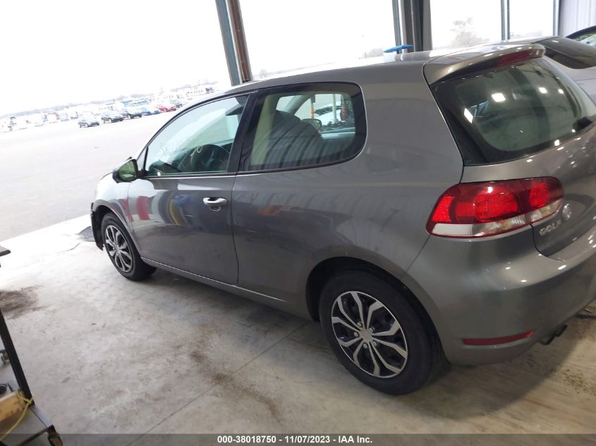 2011 Volkswagen Golf 2.5L 2-Door VIN: WVWAB7AJXBW057126 Lot: 38018750