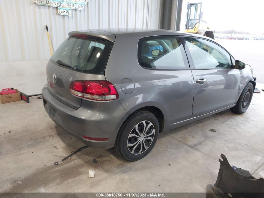 2011 Volkswagen Golf 2.5L 2-Door VIN: WVWAB7AJXBW057126 Lot: 38018750