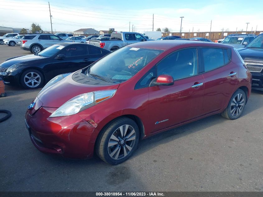 2015 Nissan Leaf Sv VIN: 1N4AZ0CP9FC312284 Lot: 38018954