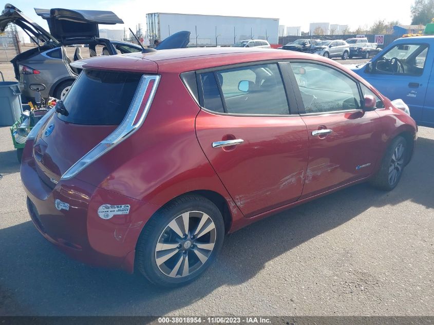 2015 Nissan Leaf Sv VIN: 1N4AZ0CP9FC312284 Lot: 38018954