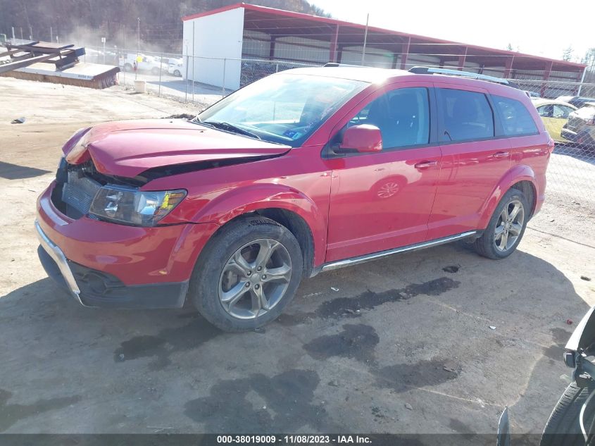 2017 Dodge Journey Crossroad Plus Awd VIN: 3C4PDDGG5HT549575 Lot: 38019009