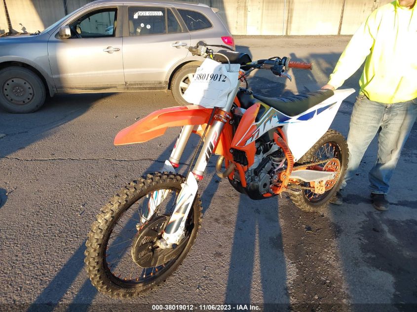 2022 Ktm 350 Sx-F VIN: VBKSXN437NM221373 Lot: 38019012