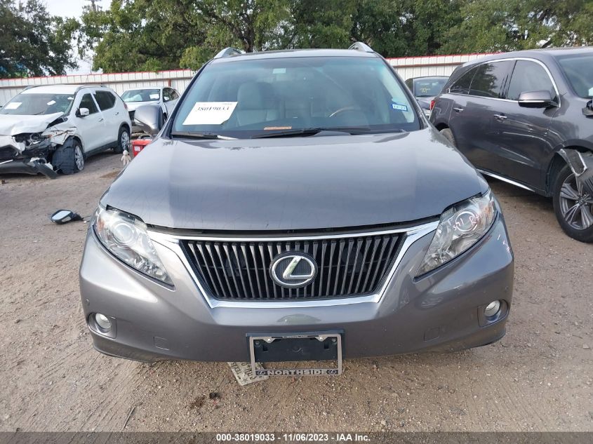 2012 Lexus Rx 350 VIN: 2T2ZK1BA7CC065995 Lot: 38019033