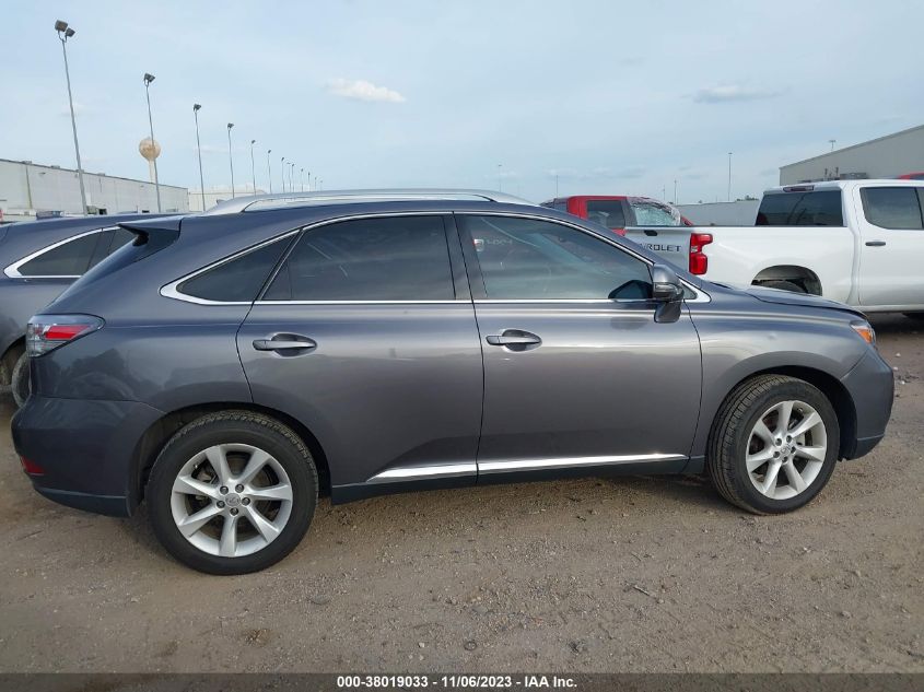 2012 Lexus Rx 350 VIN: 2T2ZK1BA7CC065995 Lot: 38019033