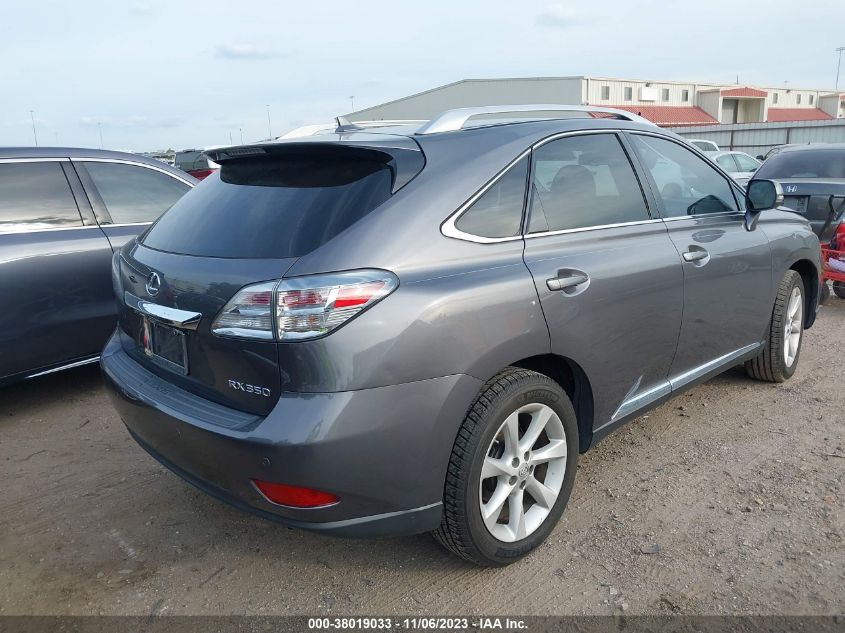 2012 Lexus Rx 350 VIN: 2T2ZK1BA7CC065995 Lot: 38019033