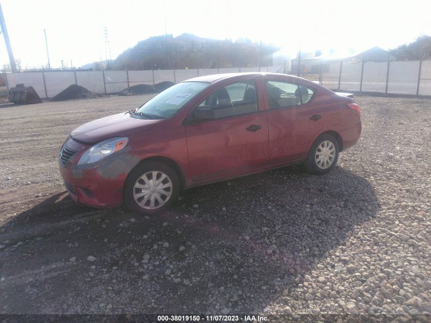 2014 Nissan Versa 1.6 S+ VIN: 3N1CN7AP8EL817572 Lot: 38019150