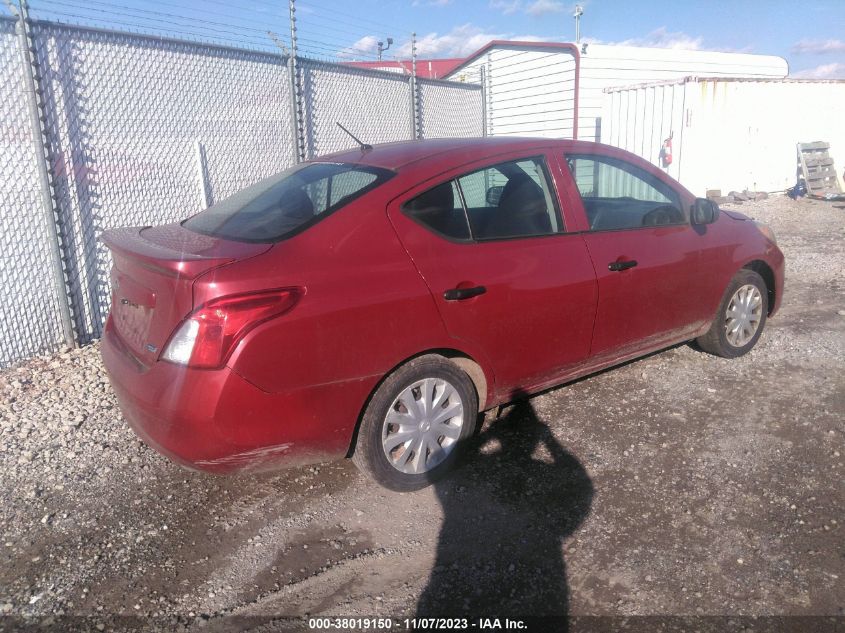 2014 Nissan Versa 1.6 S+ VIN: 3N1CN7AP8EL817572 Lot: 38019150