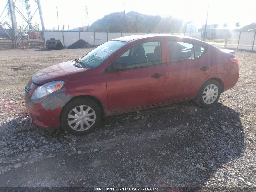 2014 Nissan Versa 1.6 S+ VIN: 3N1CN7AP8EL817572 Lot: 38019150