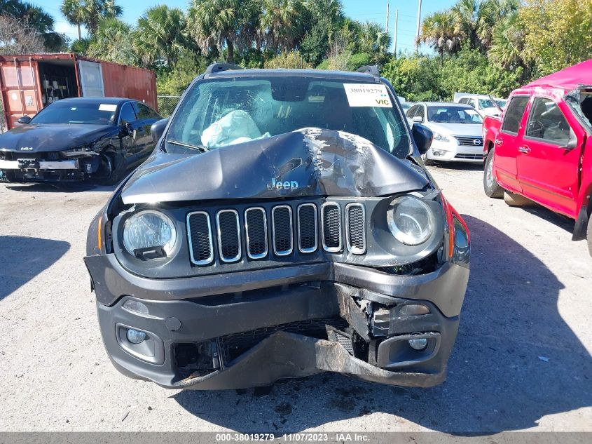 2018 Jeep Renegade Latitude Fwd VIN: ZACCJABB9JPJ37025 Lot: 38019279