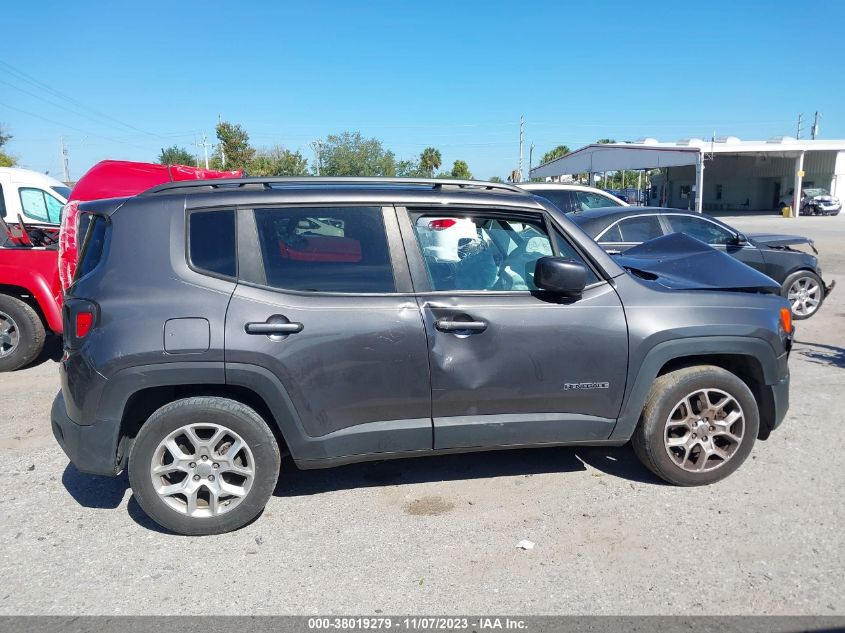 2018 Jeep Renegade Latitude Fwd VIN: ZACCJABB9JPJ37025 Lot: 38019279