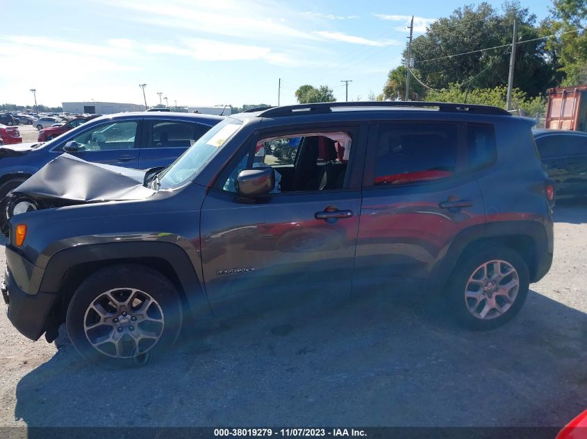 2018 Jeep Renegade Latitude Fwd VIN: ZACCJABB9JPJ37025 Lot: 38019279