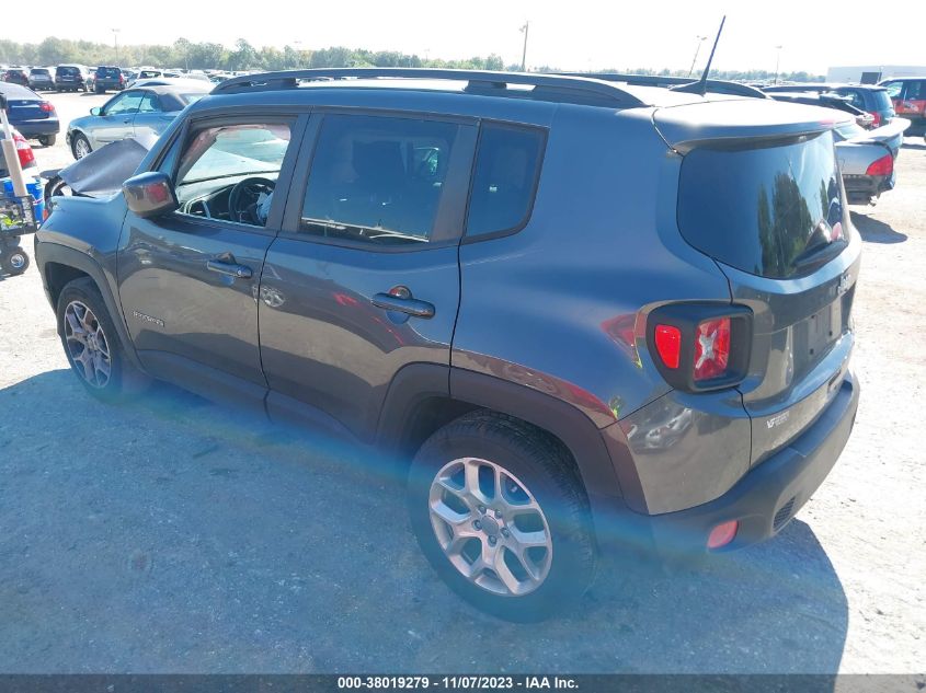 2018 Jeep Renegade Latitude Fwd VIN: ZACCJABB9JPJ37025 Lot: 38019279