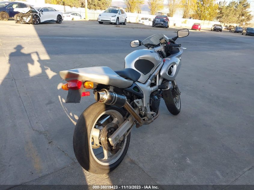 2002 Suzuki Sv650 S VIN: JS1VP52A022104137 Lot: 38019423