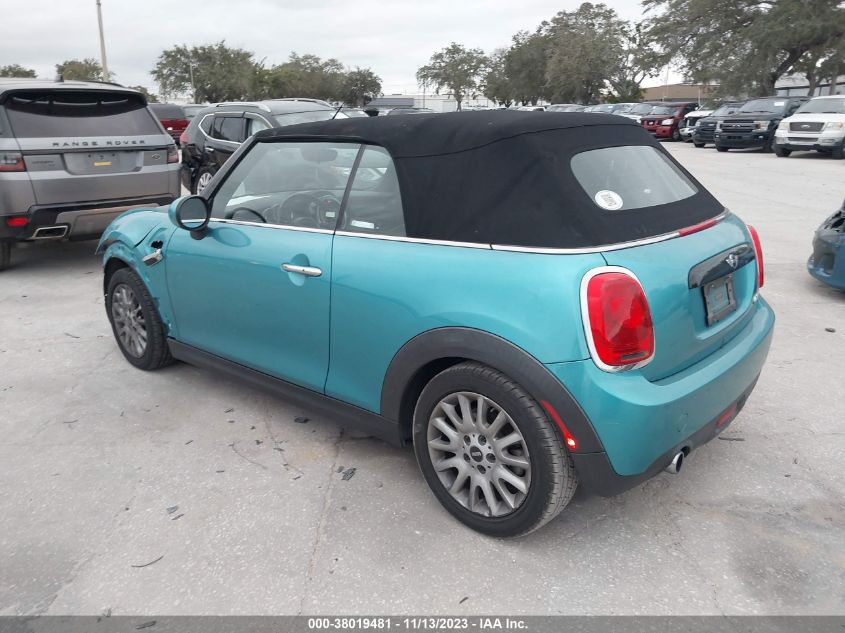 2016 Mini Convertible Cooper VIN: WMWWG5C57G3A83493 Lot: 38019481