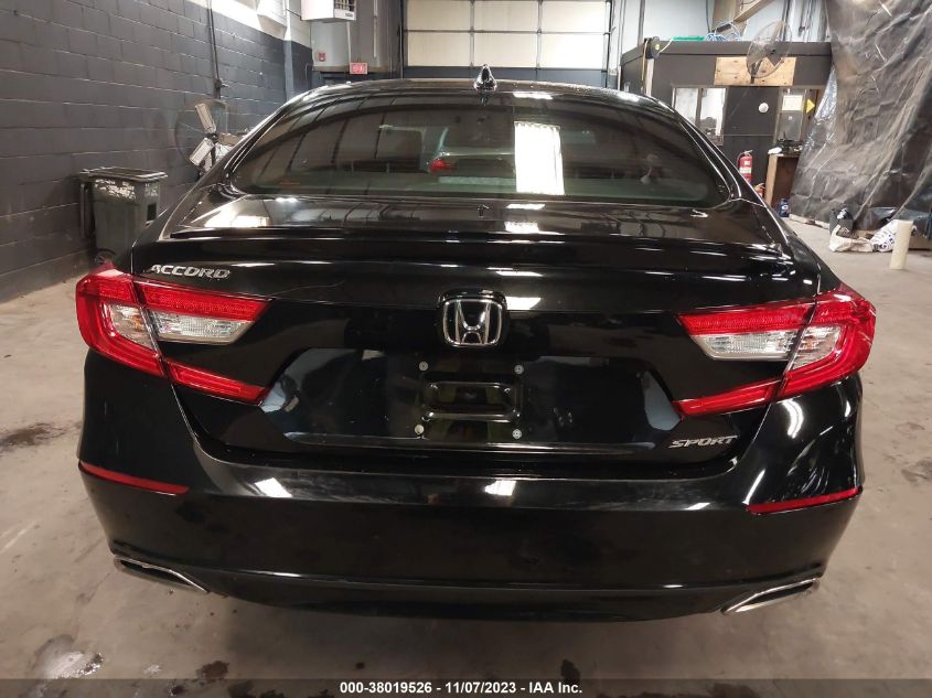 2021 Honda Accord Sport VIN: 1HGCV1F33MA095242 Lot: 38019526