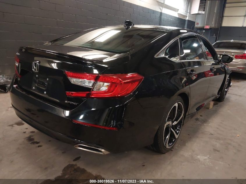 2021 Honda Accord Sport VIN: 1HGCV1F33MA095242 Lot: 38019526