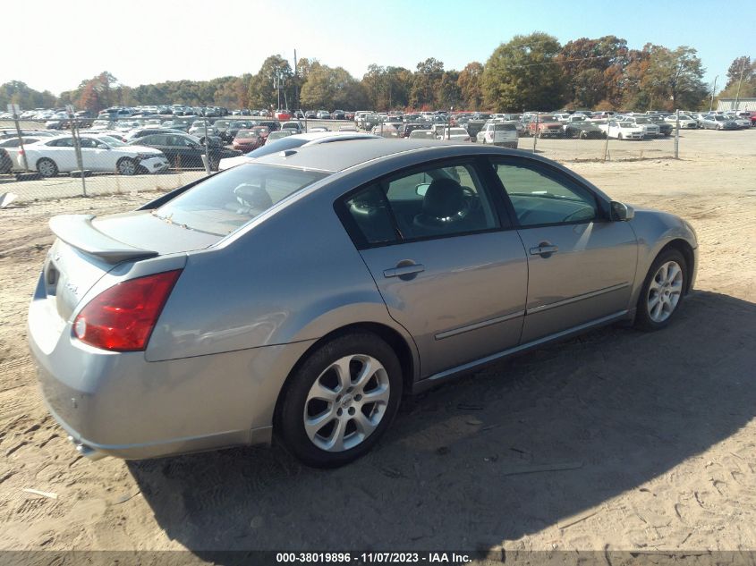 2008 Nissan Maxima 3.5 Sl VIN: 1N4BA41E78C815769 Lot: 38019896