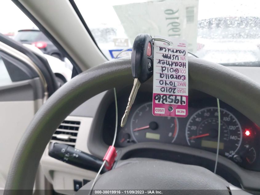 2010 Toyota Corolla Le VIN: 2T1BU4EE9AC530306 Lot: 38019916