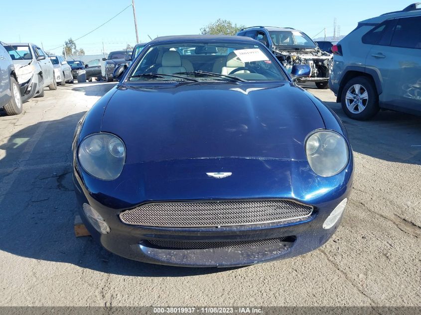 2002 Aston Martin Db7 Vantage Volante VIN: SCFAB42382K403018 Lot: 38019937