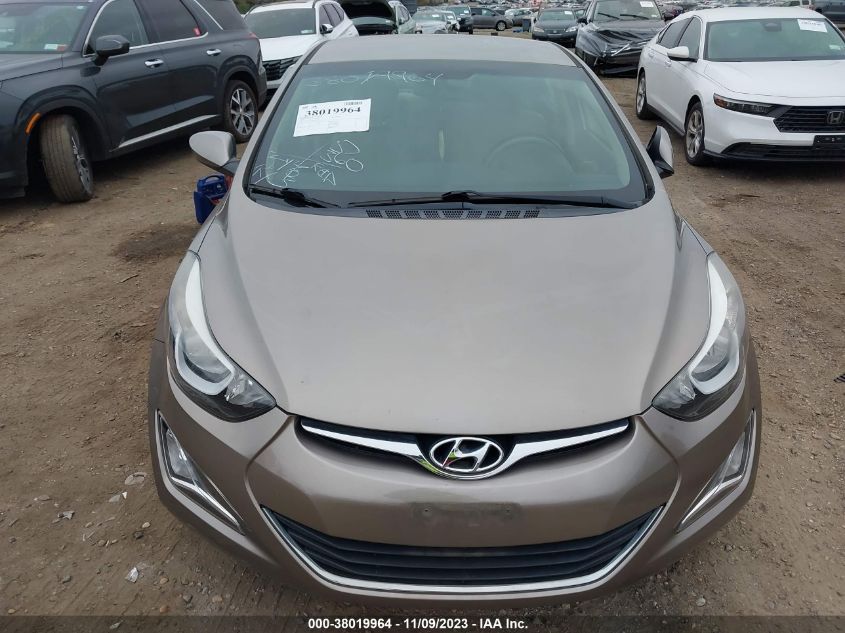 2014 Hyundai Elantra Se VIN: 5NPDH4AE4EH541185 Lot: 38019964