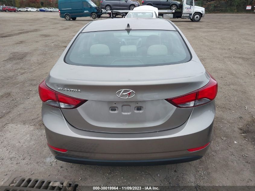 2014 Hyundai Elantra Se VIN: 5NPDH4AE4EH541185 Lot: 38019964