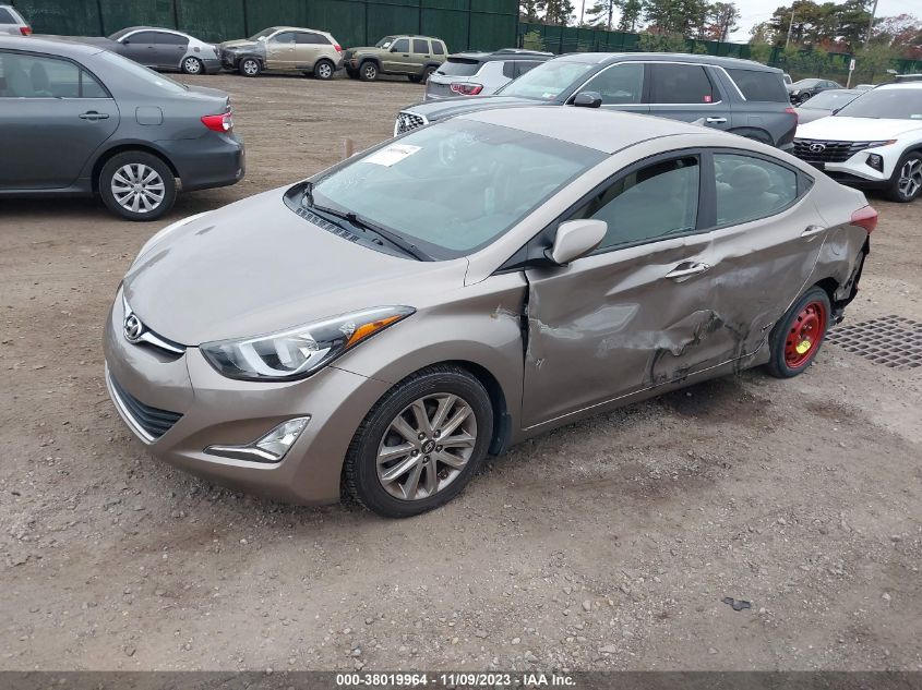 2014 Hyundai Elantra Se VIN: 5NPDH4AE4EH541185 Lot: 38019964