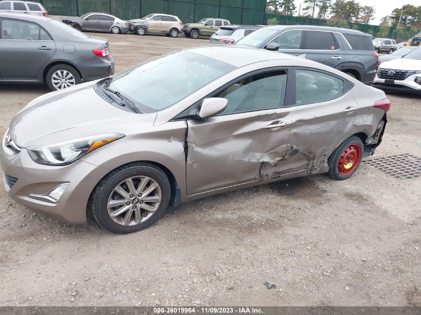 2014 Hyundai Elantra Se VIN: 5NPDH4AE4EH541185 Lot: 38019964