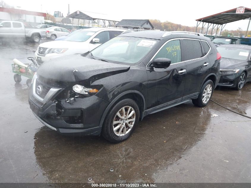 2017 Nissan Rogue Sv VIN: 5N1AT2MV0HC733667 Lot: 38020018