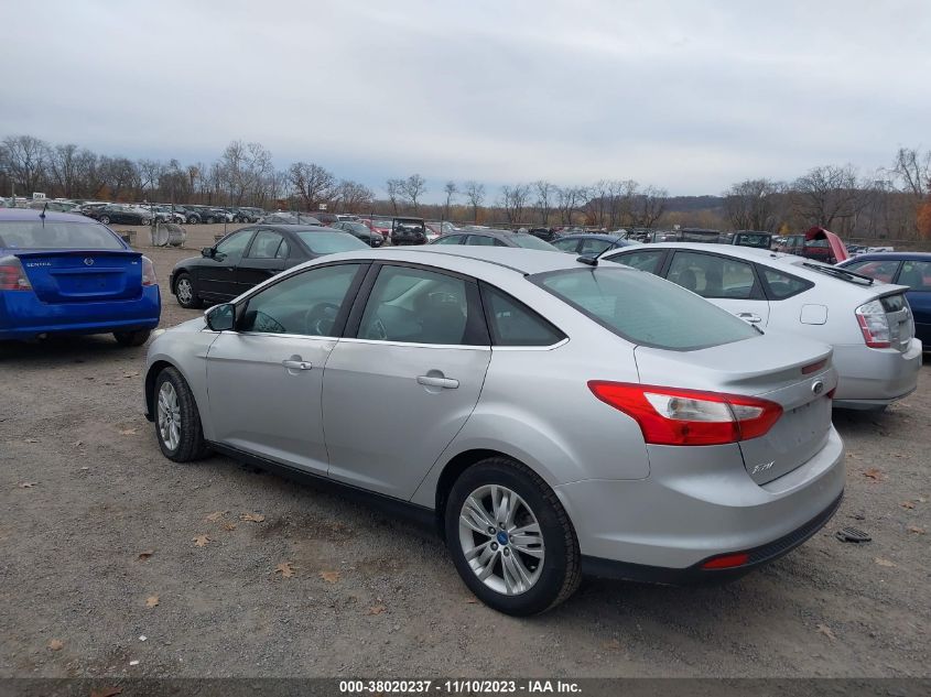 2012 Ford Focus Sel VIN: 1FAHP3H27CL454311 Lot: 38020237