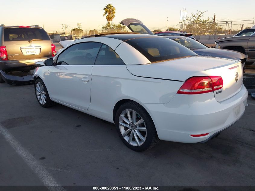 2015 Volkswagen Eos Komfort VIN: WVWBW8AH3FV005246 Lot: 38020351