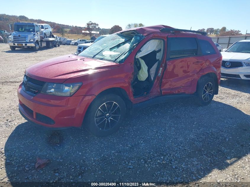 2018 Dodge Journey Se VIN: 3C4PDCAB3JT506575 Lot: 38020490