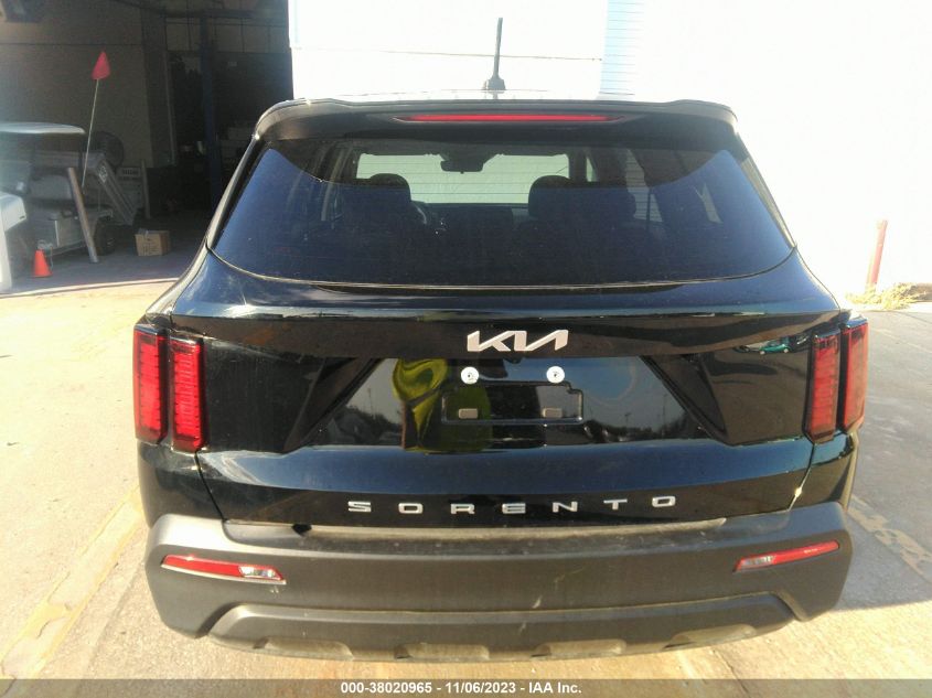 2022 Kia Sorento Lx VIN: 5XYRG4LCXNG138257 Lot: 38020965