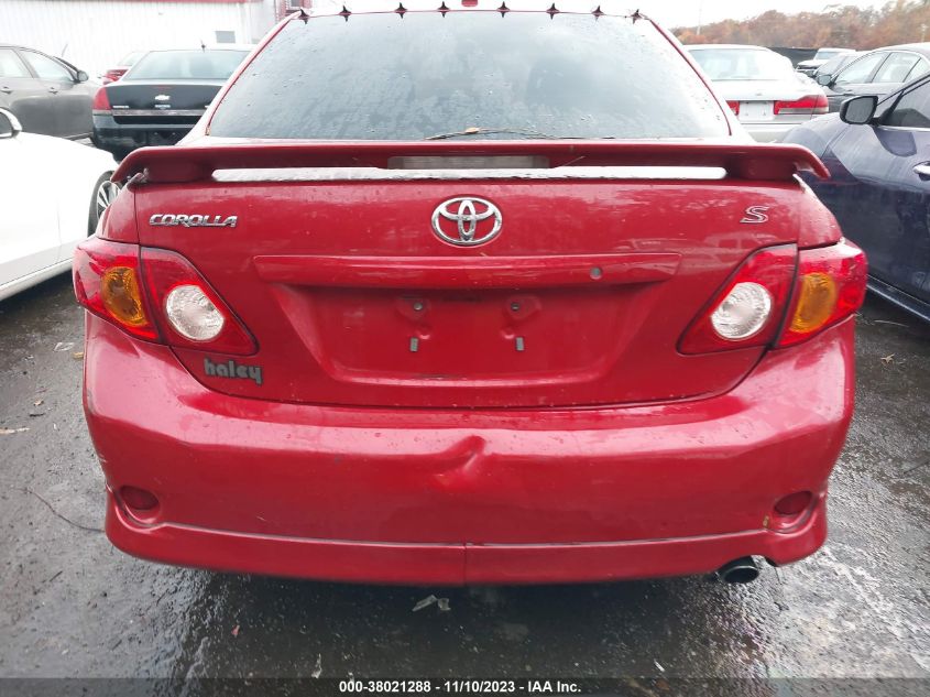 2010 Toyota Corolla S VIN: 2T1BU4EE8AC468851 Lot: 38021288