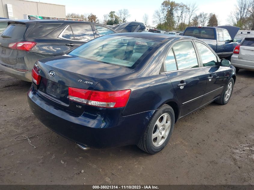 2006 Hyundai Sonata Gls V6/Lx V6 VIN: 5NPEU46F06H096740 Lot: 38021314