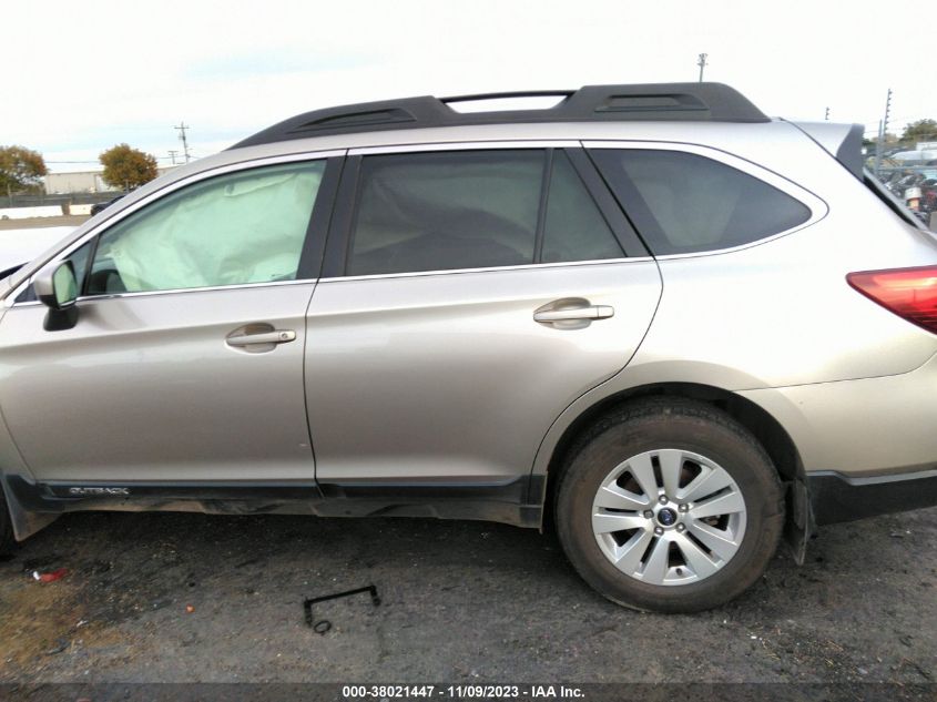 2018 Subaru Outback 2.5I Premium VIN: 4S4BSACCXJ3279144 Lot: 38021447