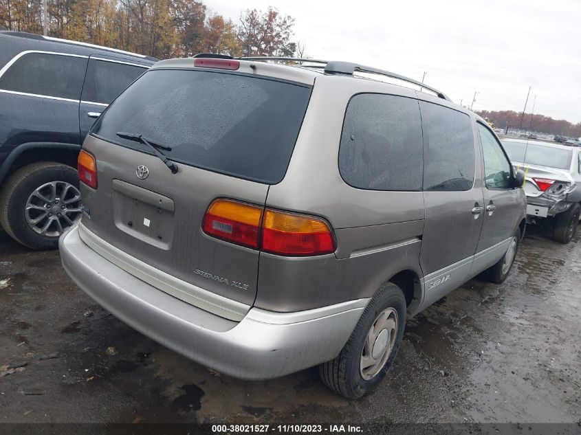 1999 Toyota Sienna Le/Xle VIN: 4T3ZF13C4XU104241 Lot: 38021527