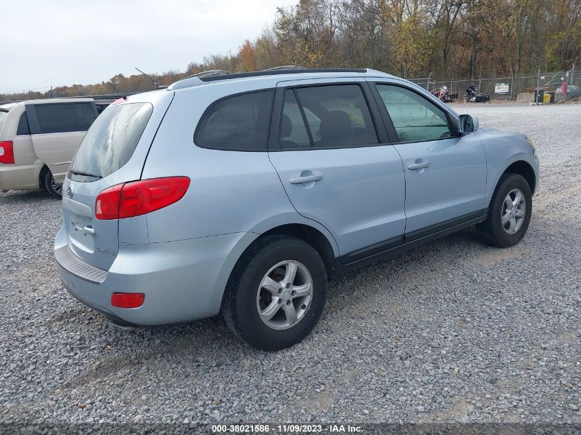 2007 Hyundai Santa Fe Gls VIN: 5NMSG13DX7H054893 Lot: 38021586