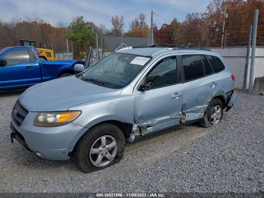 2007 Hyundai Santa Fe Gls VIN: 5NMSG13DX7H054893 Lot: 38021586