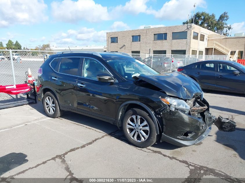 2015 Nissan Rogue Sv VIN: KNMAT2MV9FP528729 Lot: 38021630