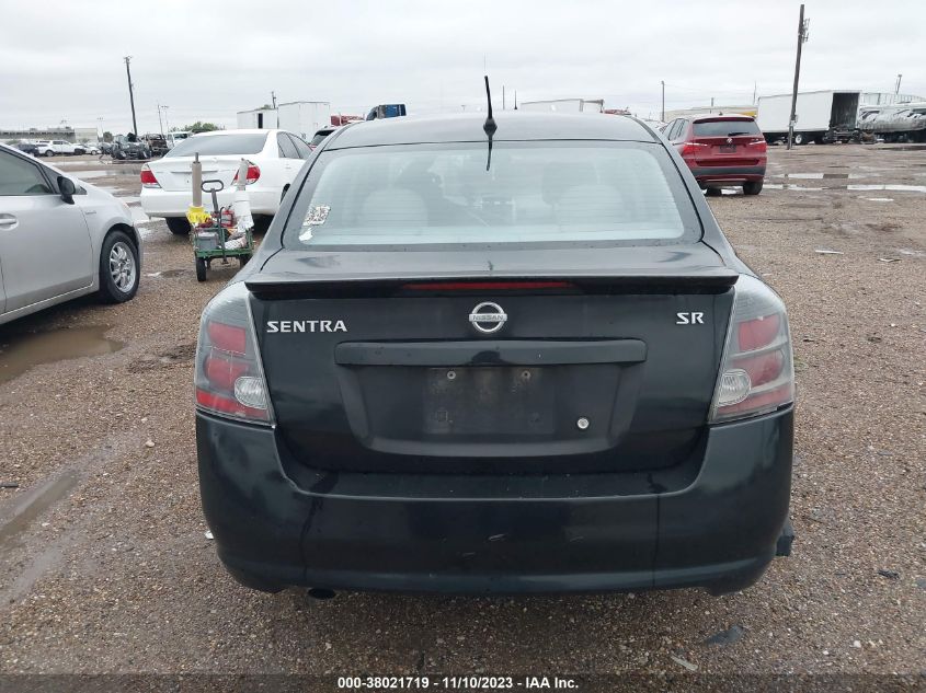 2010 Nissan Sentra 2.0Sr VIN: 3N1AB6AP9AL653124 Lot: 38021719