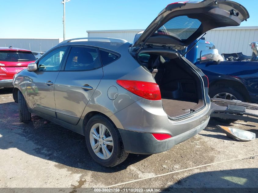 2013 Hyundai Tucson Gls VIN: KM8JU3ACXDU702629 Lot: 38021758